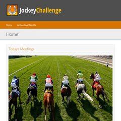 jockey challenge leaderboard today